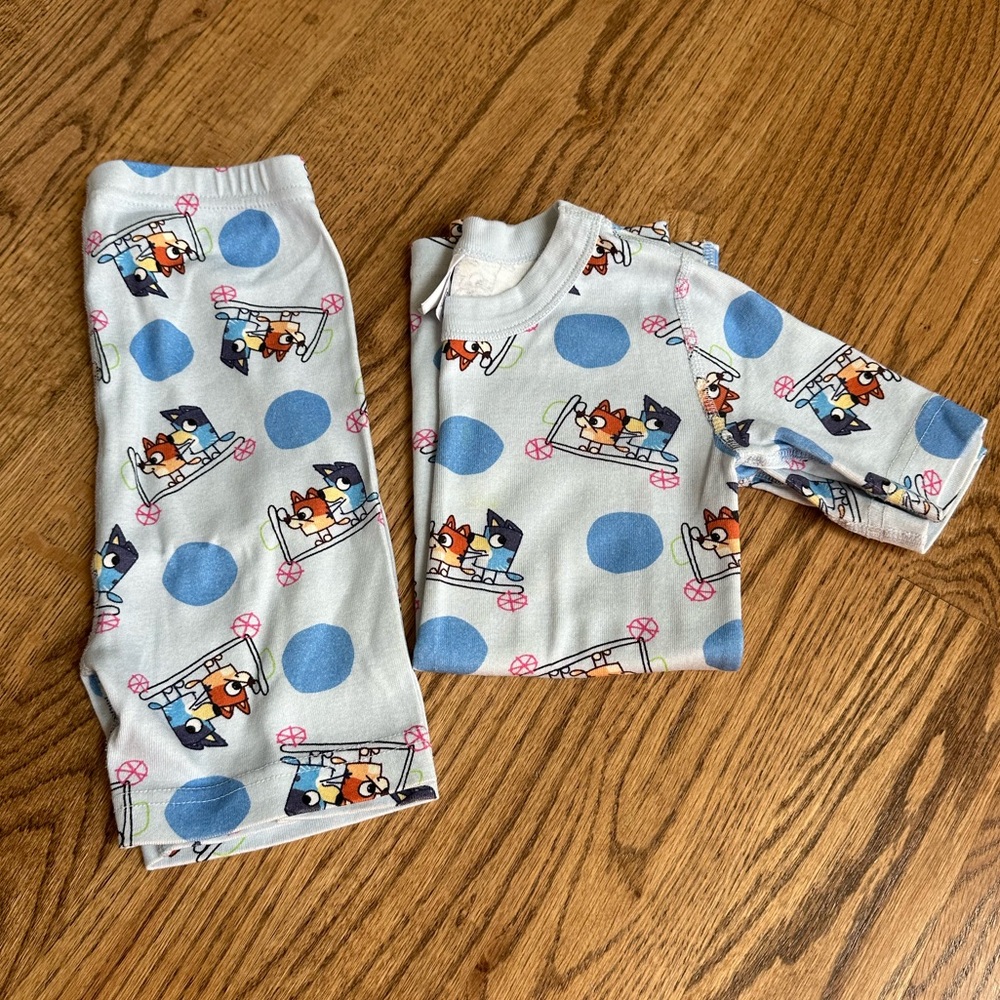 Hannah Andersson Kids Bluey Pajamas Short John
